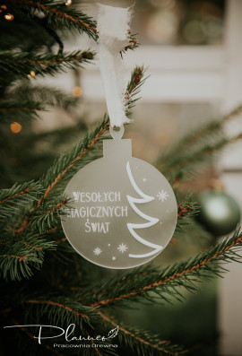 Bombka plexi z grawerem