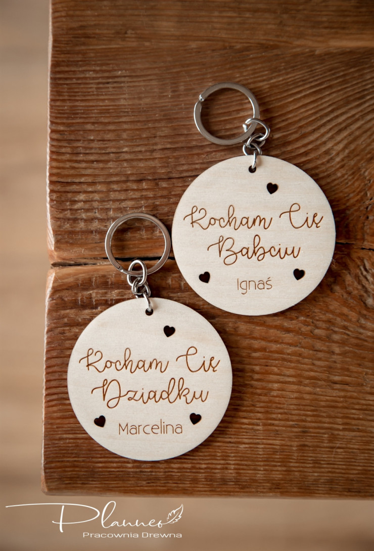 Breloczki na Dzień  Dziadka serca