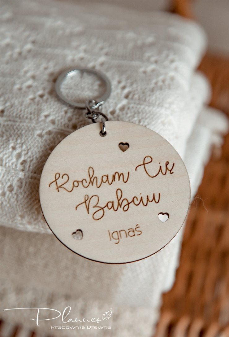 Breloczki na Dzień Babci i Dziadka serca