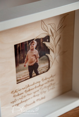 Ramka do zdjęcia liść