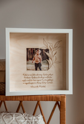 Ramka do zdjęcia liść dla Dziadków