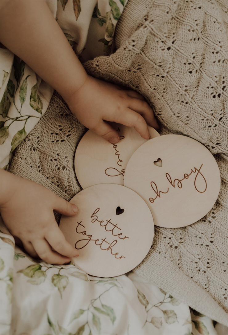 Tabliczki do zdjęć z serduszkiem