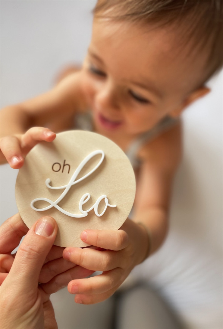 Tabliczka do zdjęć Oh