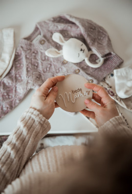 Tabliczka do zdjęć będę Mamą