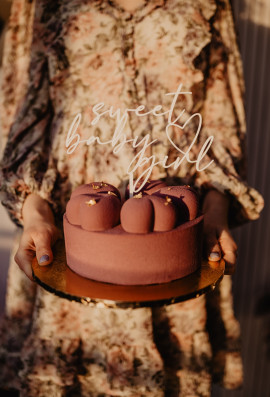 Topper sweet baby girl