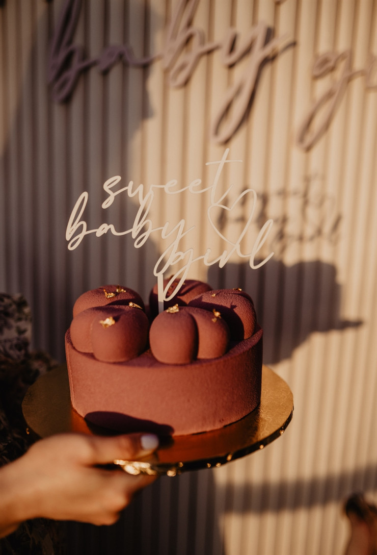 Topper sweet baby girl