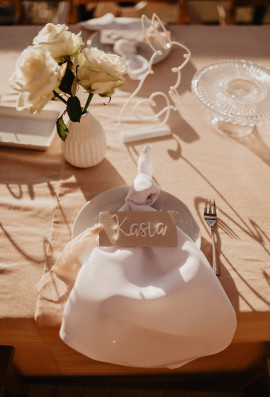 Winietka napis z melcznej plexi