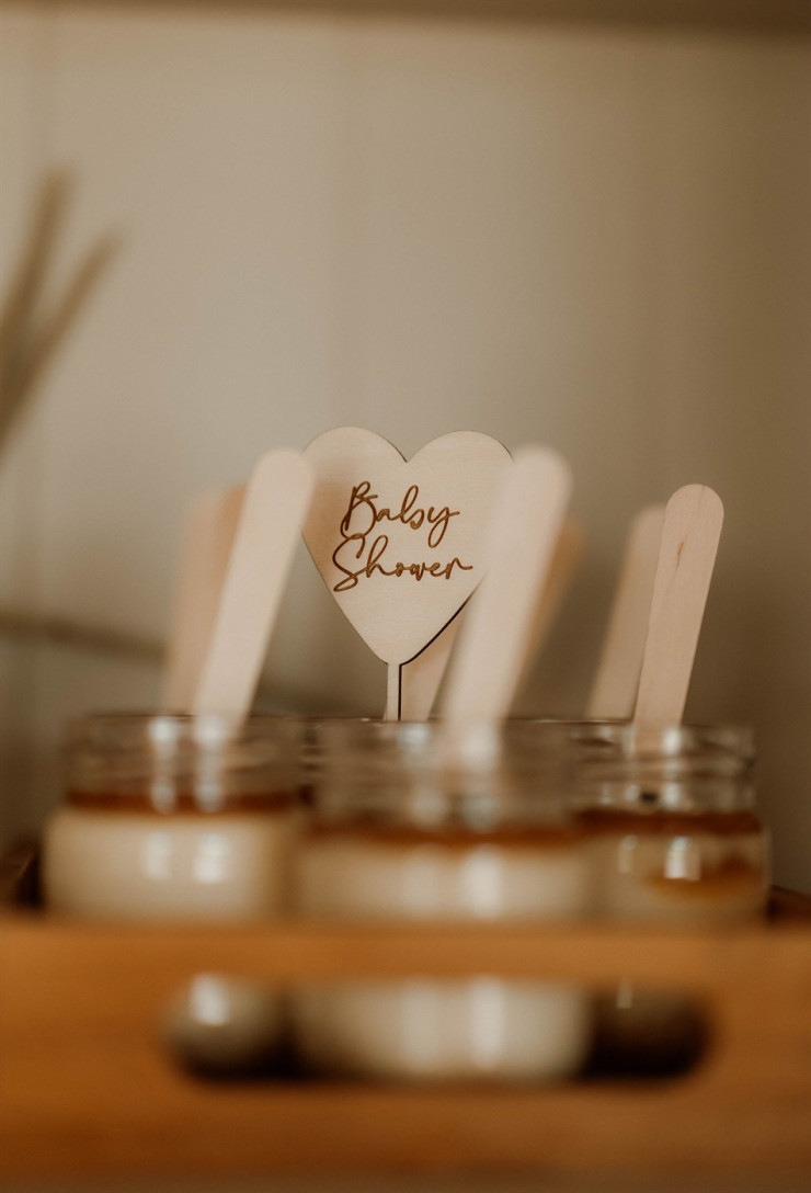 Minitoppery serce Baby Shower