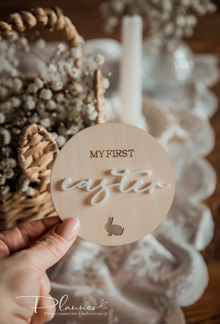 Tabliczka do zdjęć My First Easter