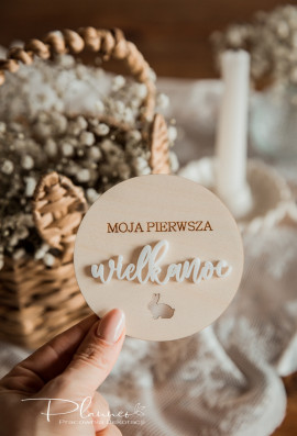 Tabliczka do zdjęć Moja Pierwsza Wielkanoc