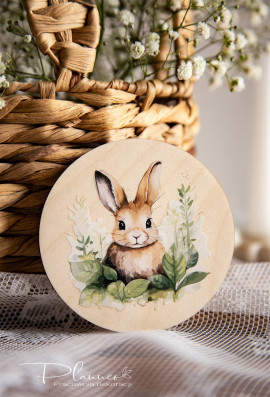 Podkładki pod kubek zajączki akwarele