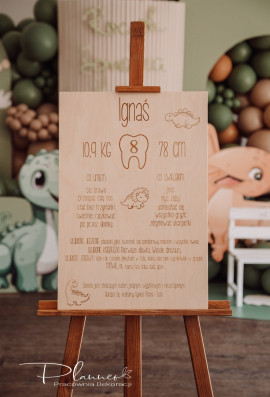 Tablica umiejętności Dinozaury