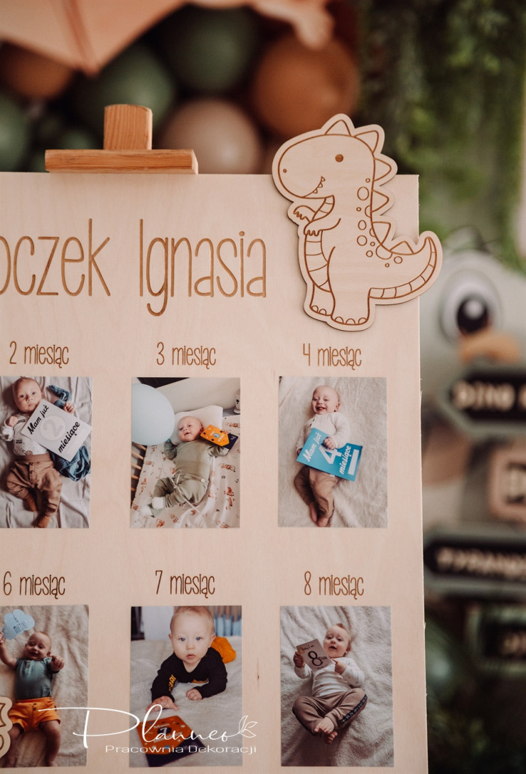 Tablica Roczkowa Dinozaury