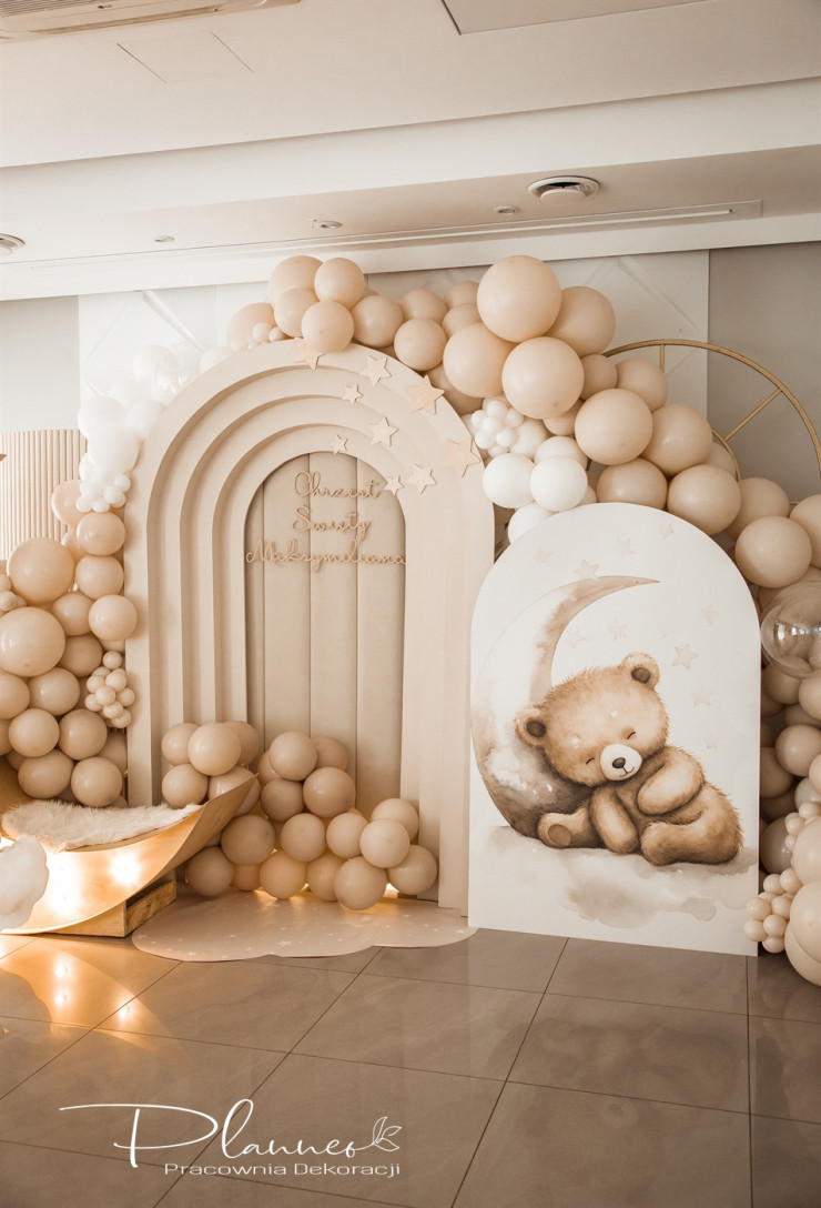 Napis Chrzest Święty z imieniem na ściankę