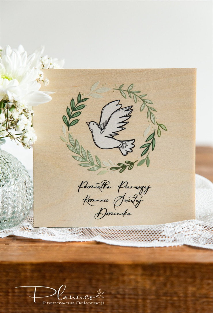 Telegram Pierwsza Komunia Święta gołąb