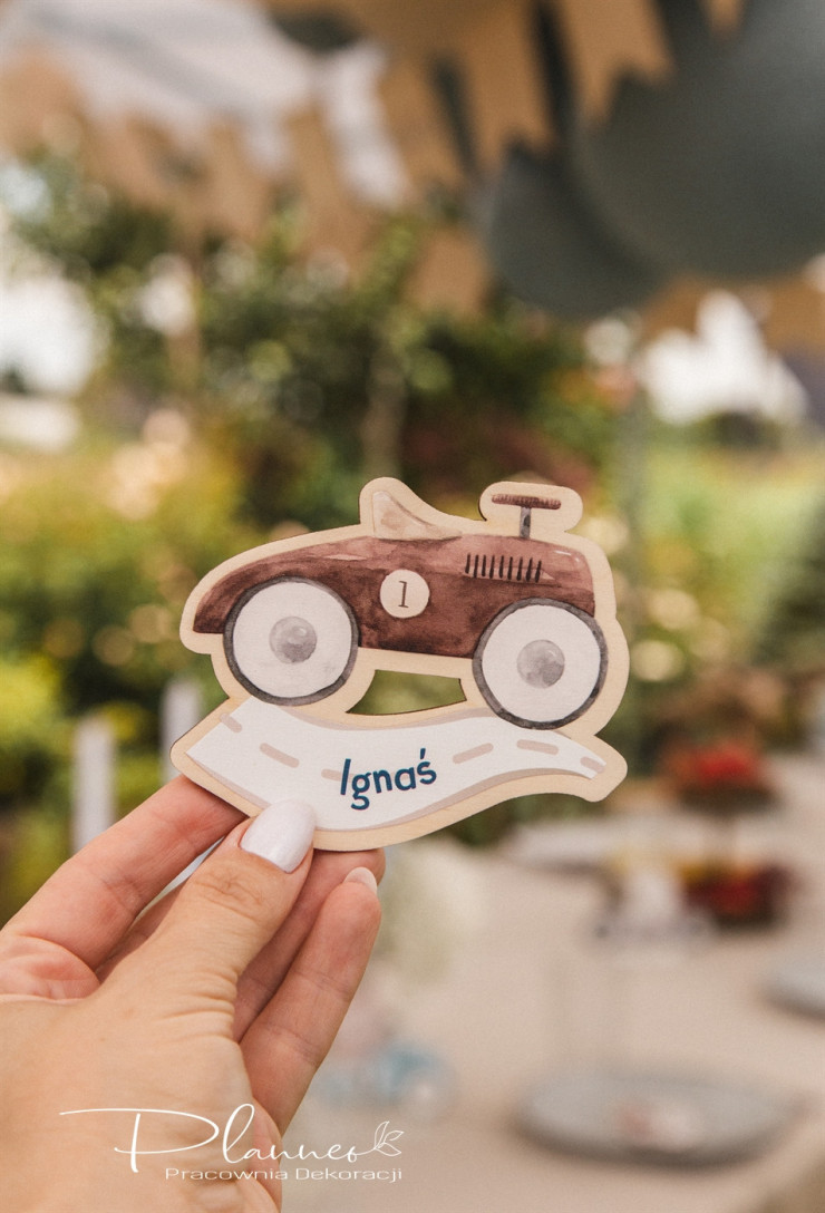 Winietki Autka Vintage