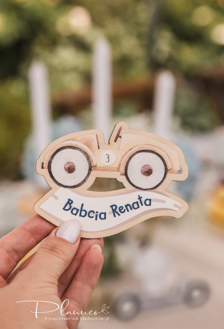 Winietki Autka Vintage