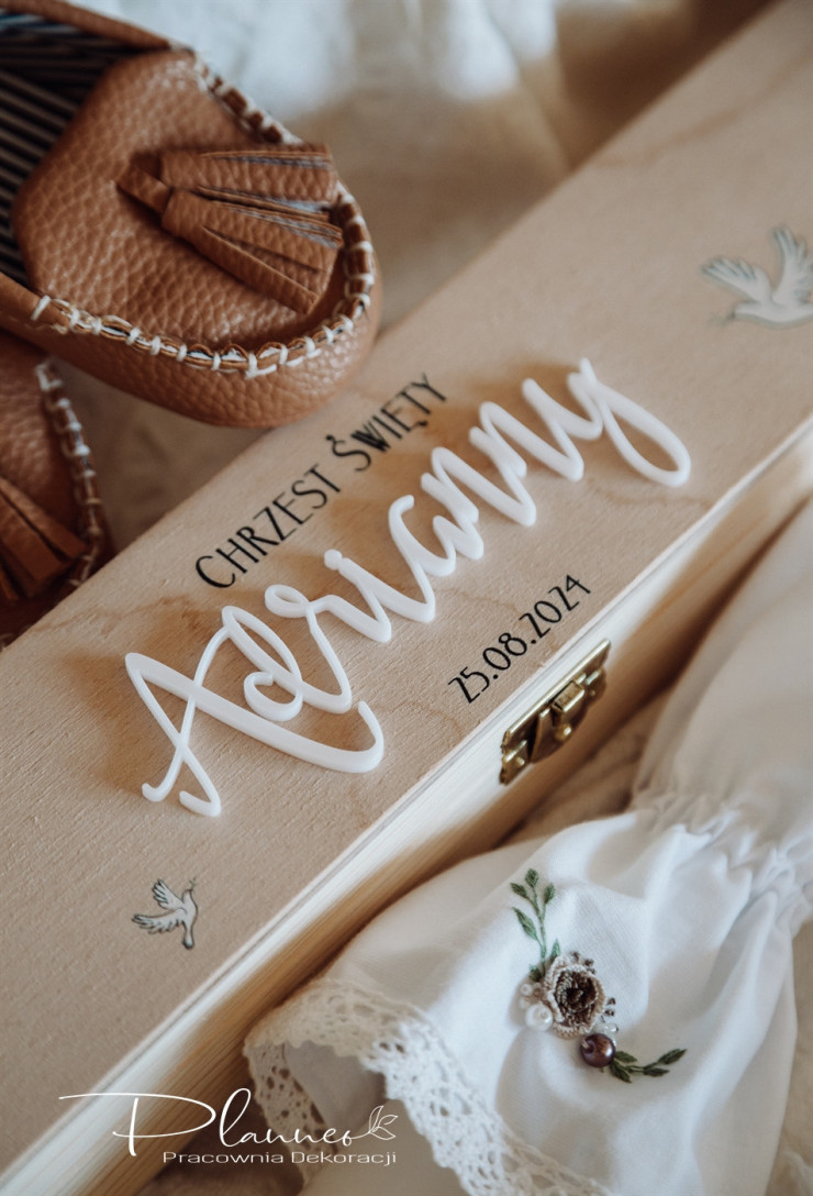 Pudełko na świecę gołębie