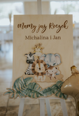 Tablica powitalna Safari