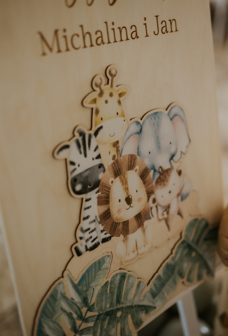 Tablica powitalna Safari