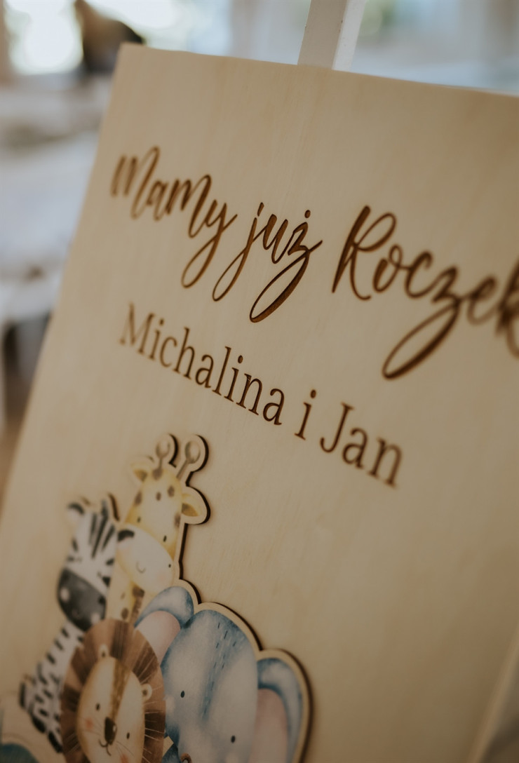 Tablica powitalna Safari