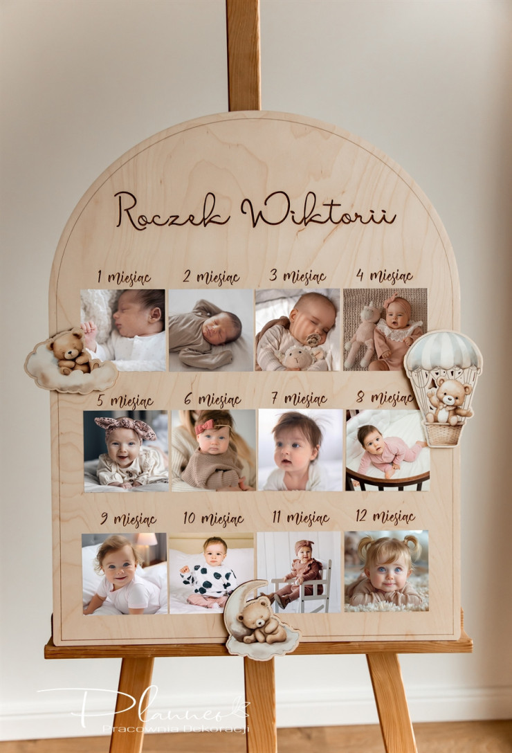 Tablica Roczkowa Misie