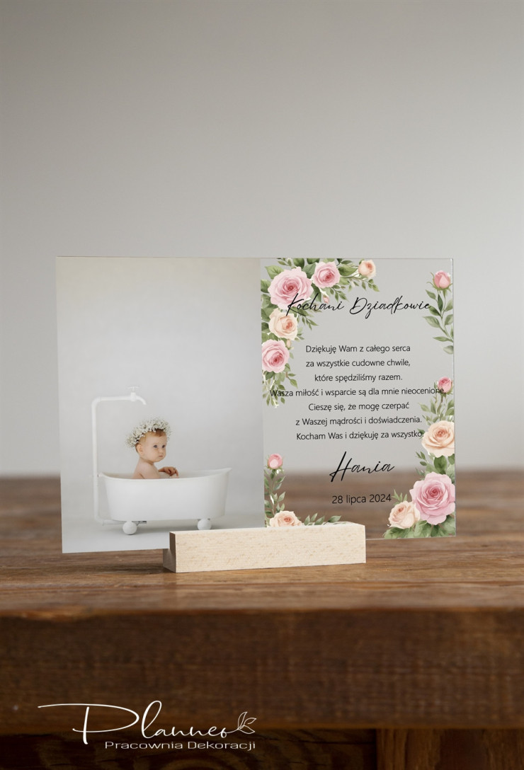 Podziękowania dla Dziadków róże