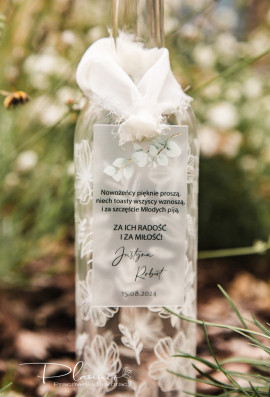 Zawieszka z gałązką eukaliptusa