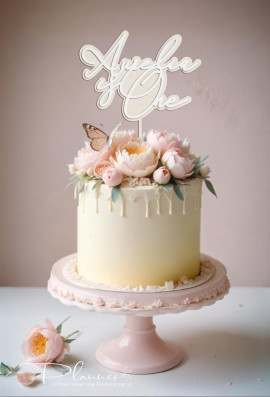 Topper na roczek pisany z imieniem