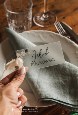 Winietka prostokątna z imieniem