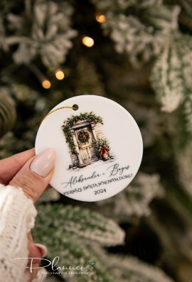 Bombka ceramiczna Nasz nowy Dom