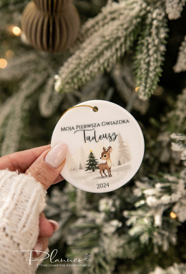 Bombka ceramiczna Moja pierwsza gwiazdka