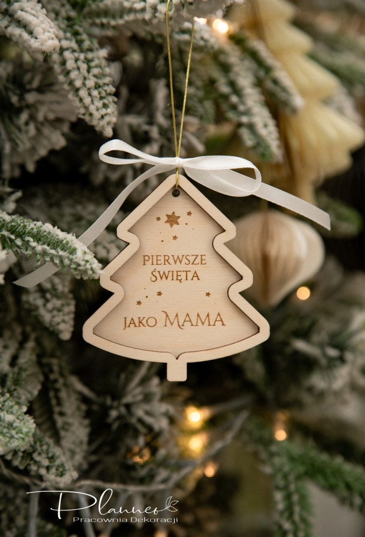 Bombka Pierwsze święta jako Mama/Tata