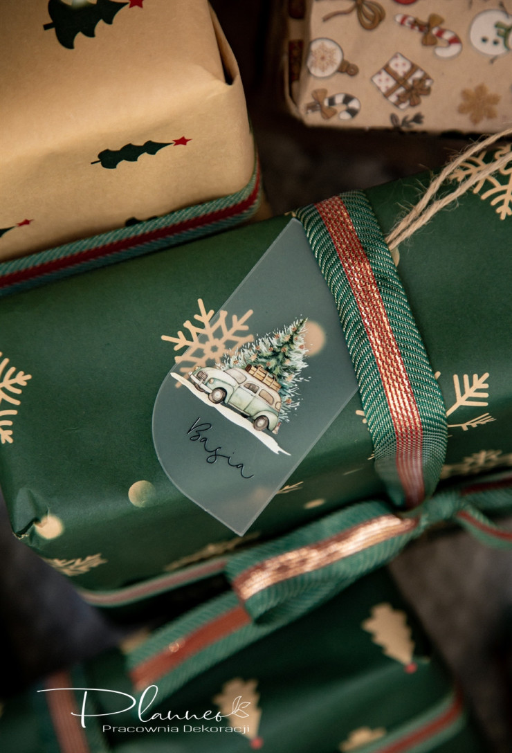 Zawieszki na prezenty z nadrukiem