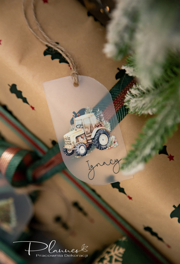 Zawieszki na prezenty z nadrukiem