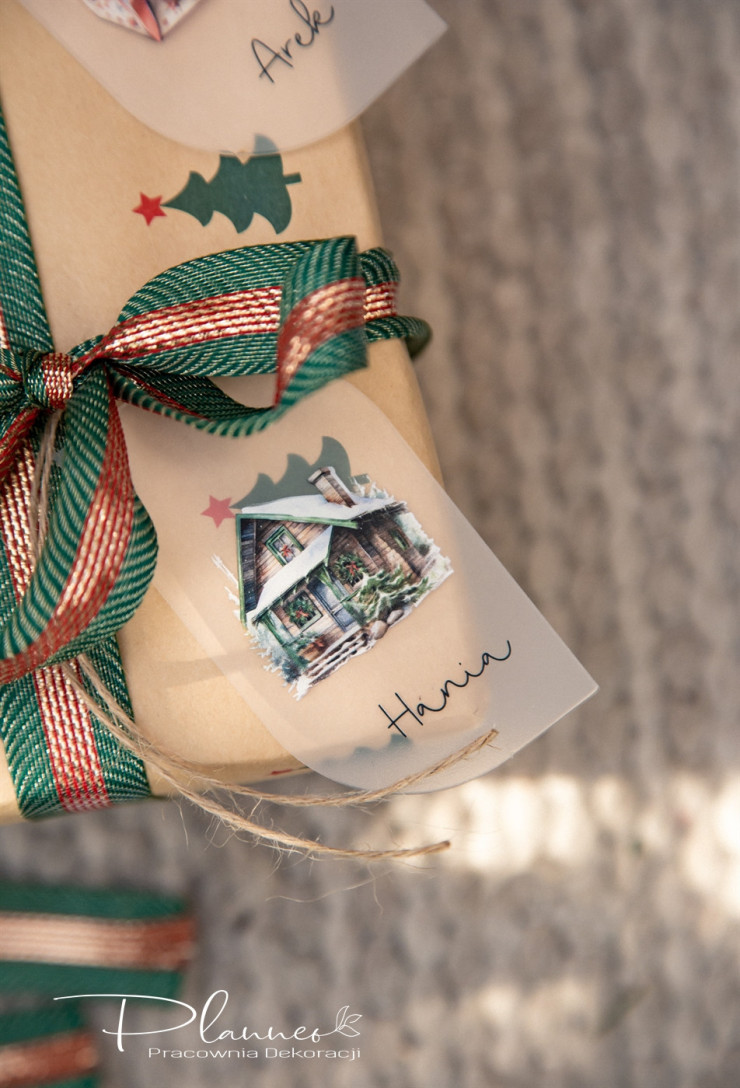 Zawieszki na prezenty z nadrukiem