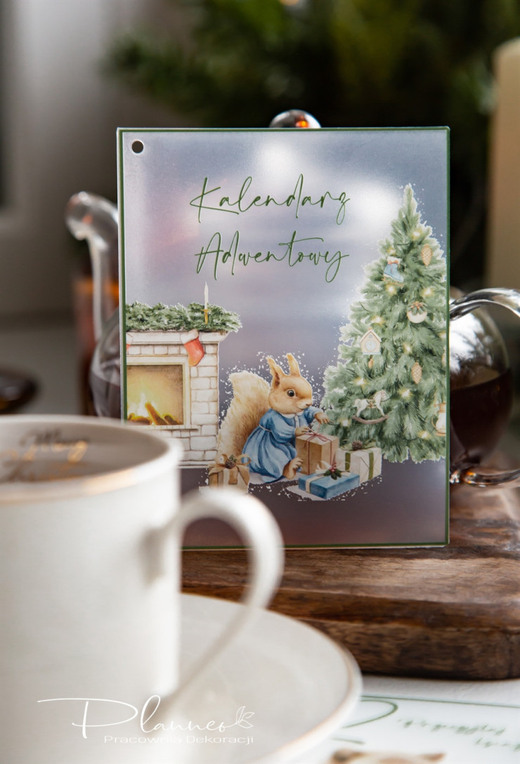 Karty Kalendarz Adwentowy z nadrukiem