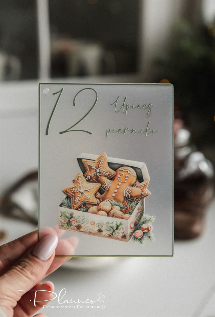 Karty Kalendarz Adwentowy z nadrukiem