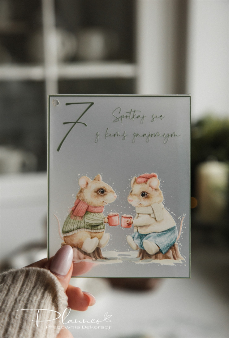 Karty Kalendarz Adwentowy z nadrukiem