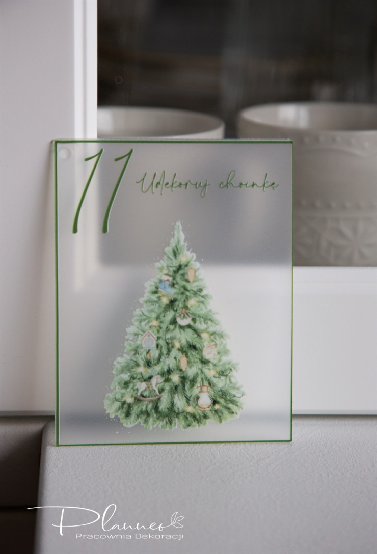 Karty Kalendarz Adwentowy z nadrukiem