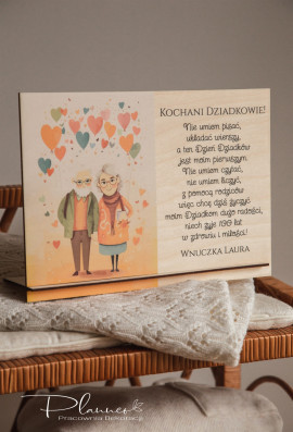 Ramka z życzeniami na Dzień Babci i Dziadka