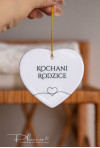 Serce ceramiczne dla Dziadków