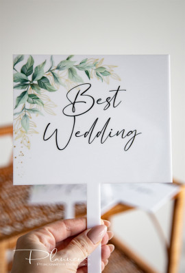 Tabliczka do fotobudki i na oczepiny