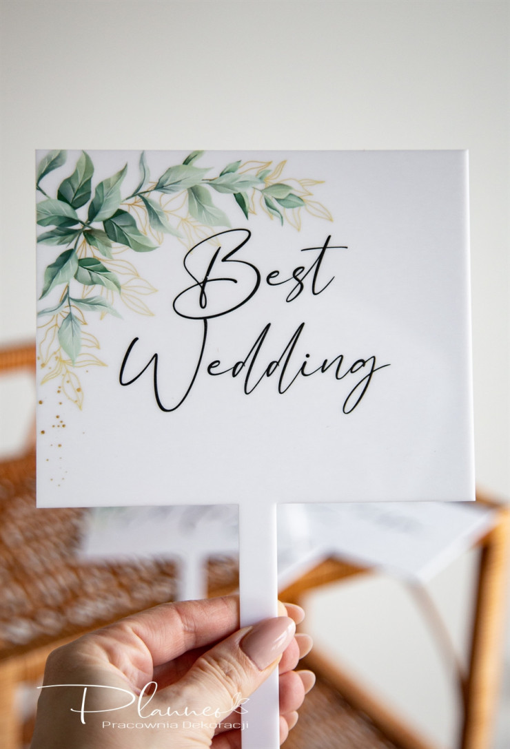 Tabliczka do fotobudki i na oczepiny