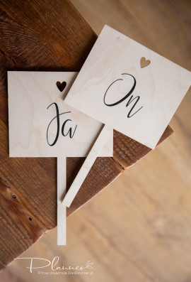 Tabliczki na oczepiny Ja, On