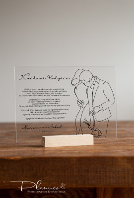 Podziękowania dla Rodziców sylwetki