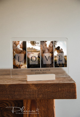 Ramka ze zdjęciami LOVE