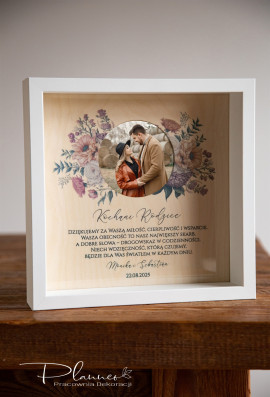 Ramka do zdjęcia wzór bukiet kwiatów