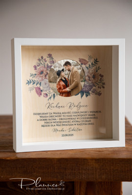 Ramka do zdjęcia wzór bukiet kwiatów