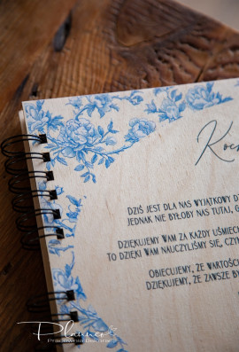 Album dla rodziców Toile De Jouy Niebieski